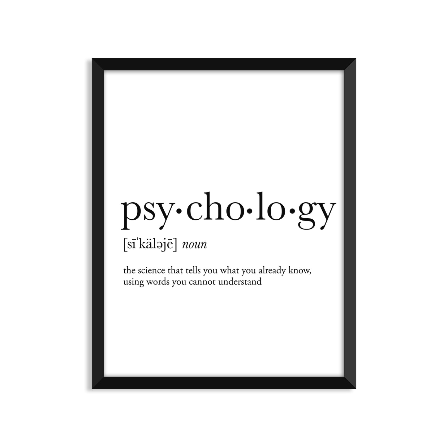 Psychology Definition Everyday Card