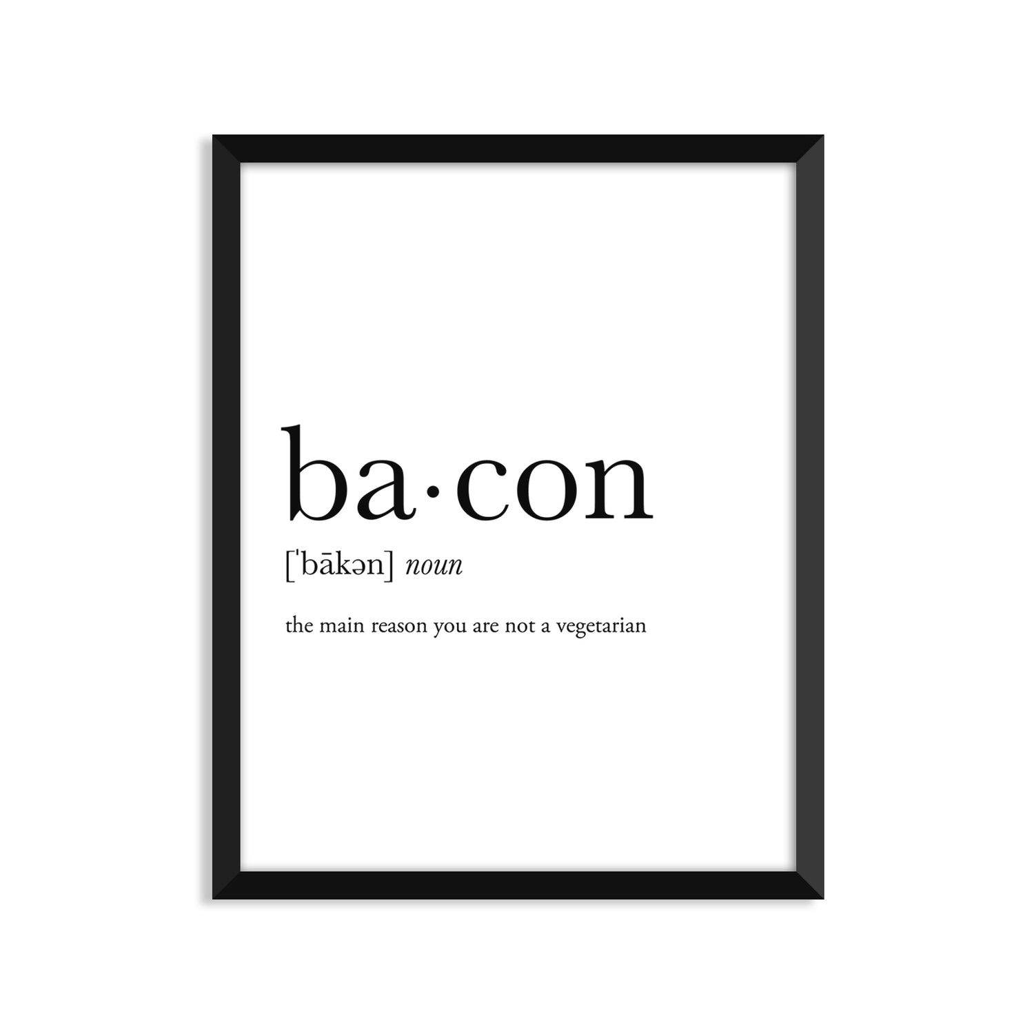 Bacon Definition Everyday Card