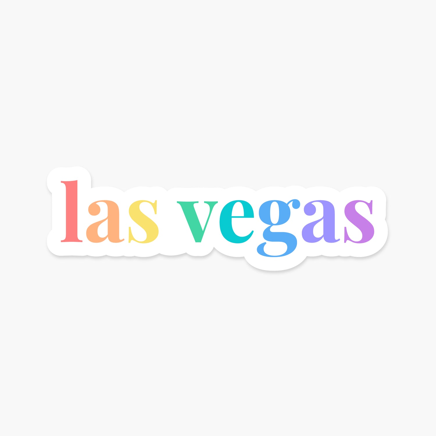 Las Vegas, Nevada - Everyday Sticker | Footnotes Paper