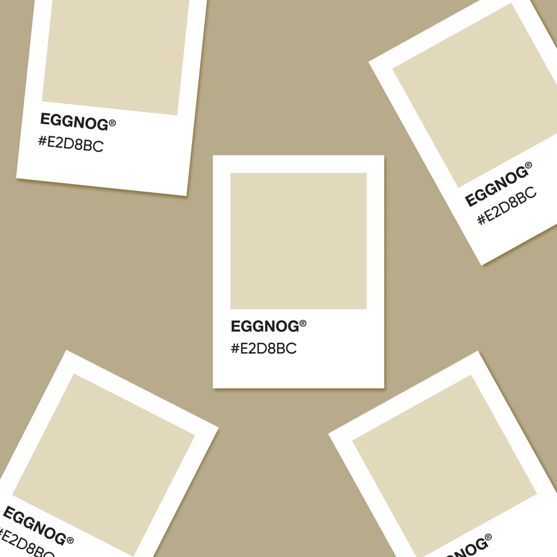 Eggnog - Color Palette Sticker - Footnotes Paper