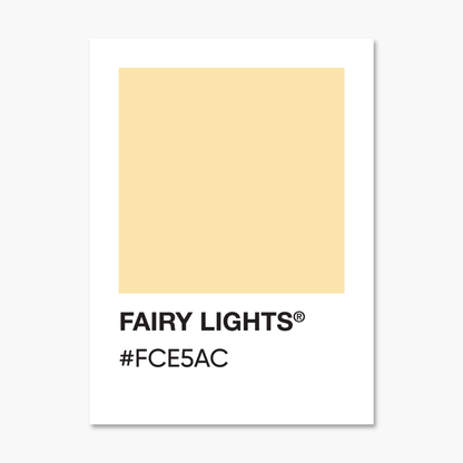 Fairy Lights - Color Palette Sticker - Footnotes Paper