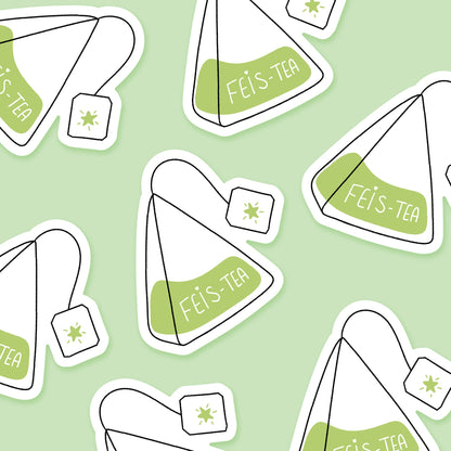 Feis - tea Teabag Everyday Sticker - Footnotes Paper