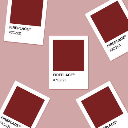 Fireplace - Color Palette Sticker - Footnotes Paper