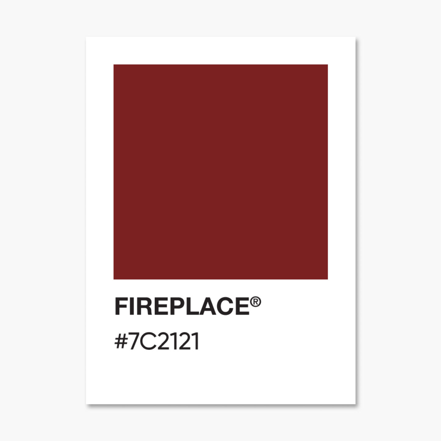 Fireplace - Color Palette Sticker - Footnotes Paper