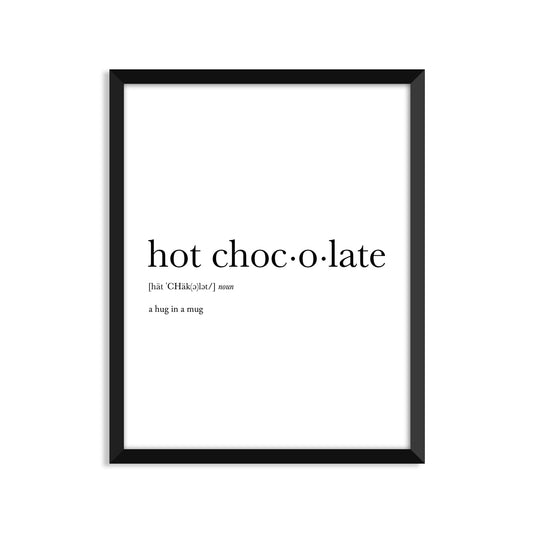 Hot Chocolate Definition Everyday Card