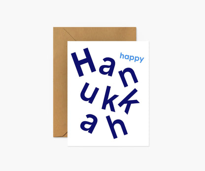 Happy Hanukkah Scandi - Footnotes Paper