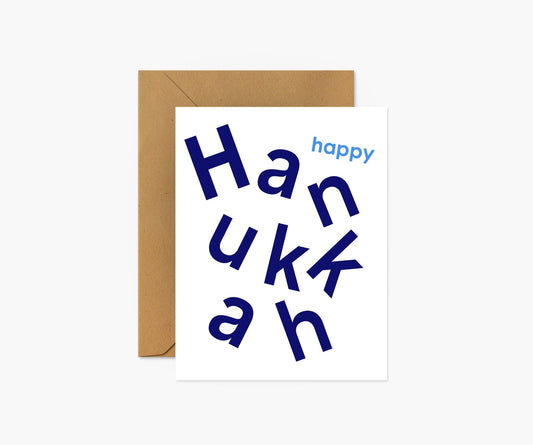 Happy Hanukkah Scandi - Footnotes Paper