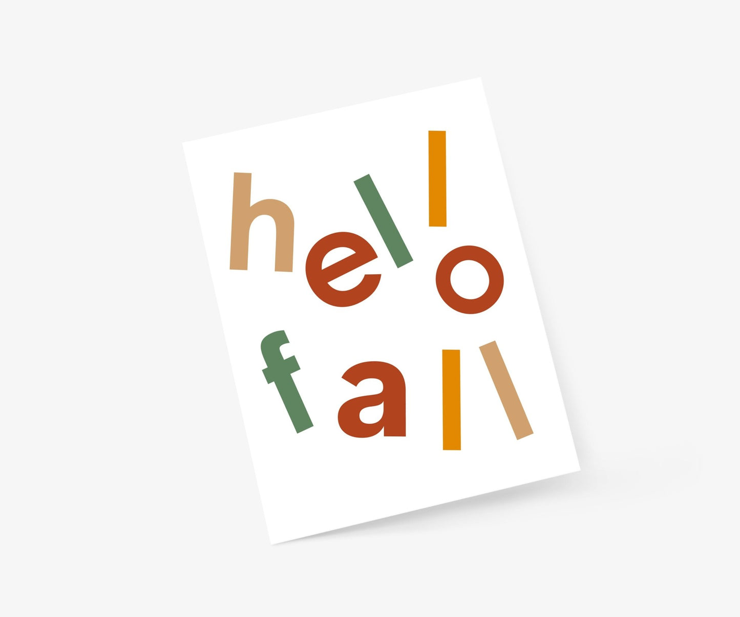 Hello Fall Scandi - Footnotes Paper