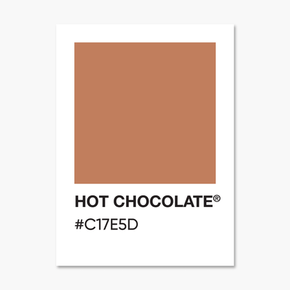 Hot Chocolate - Color Palette Sticker - Footnotes Paper