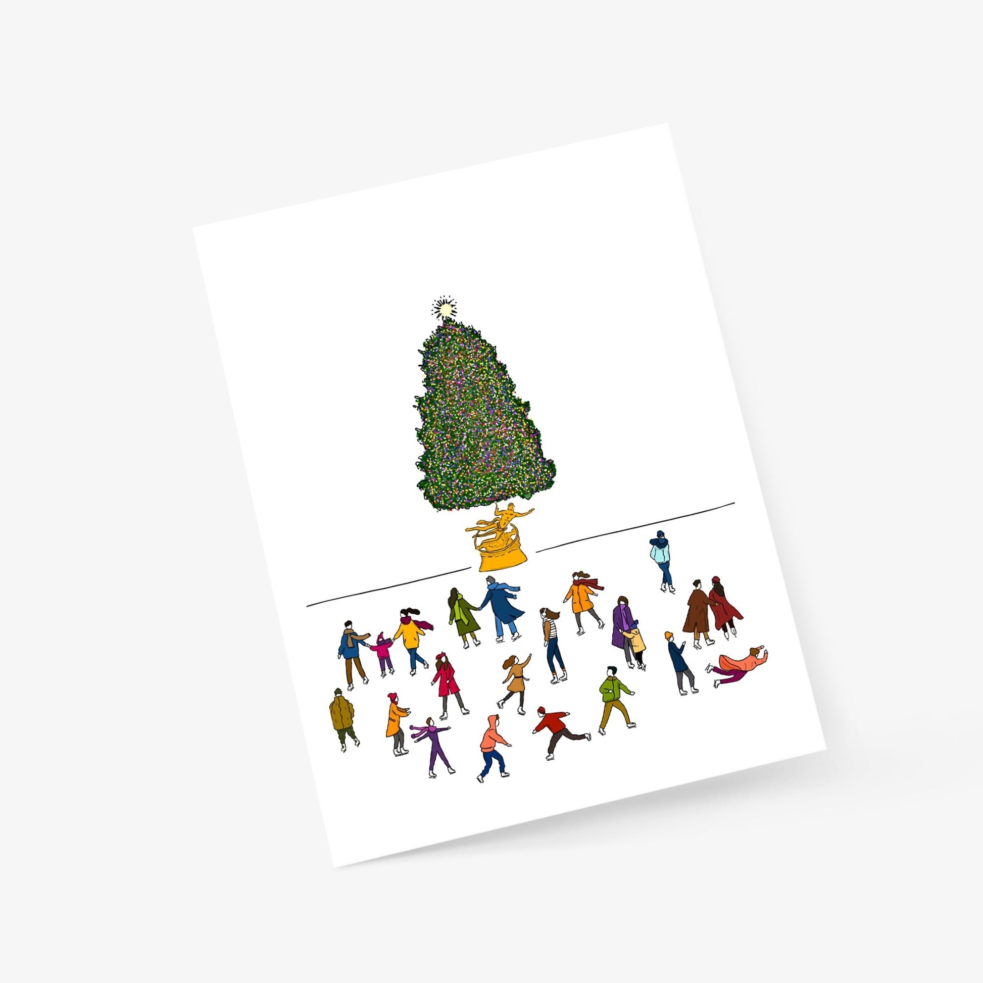Ice Skating at the Rockefeller - Around New York - Footnotes Paper