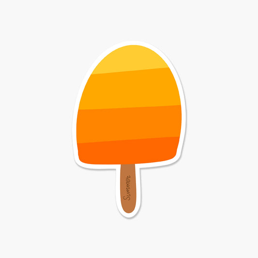 Icecream Popsicle 3 x 3 in - Summer Sticker - Footnotes Paper