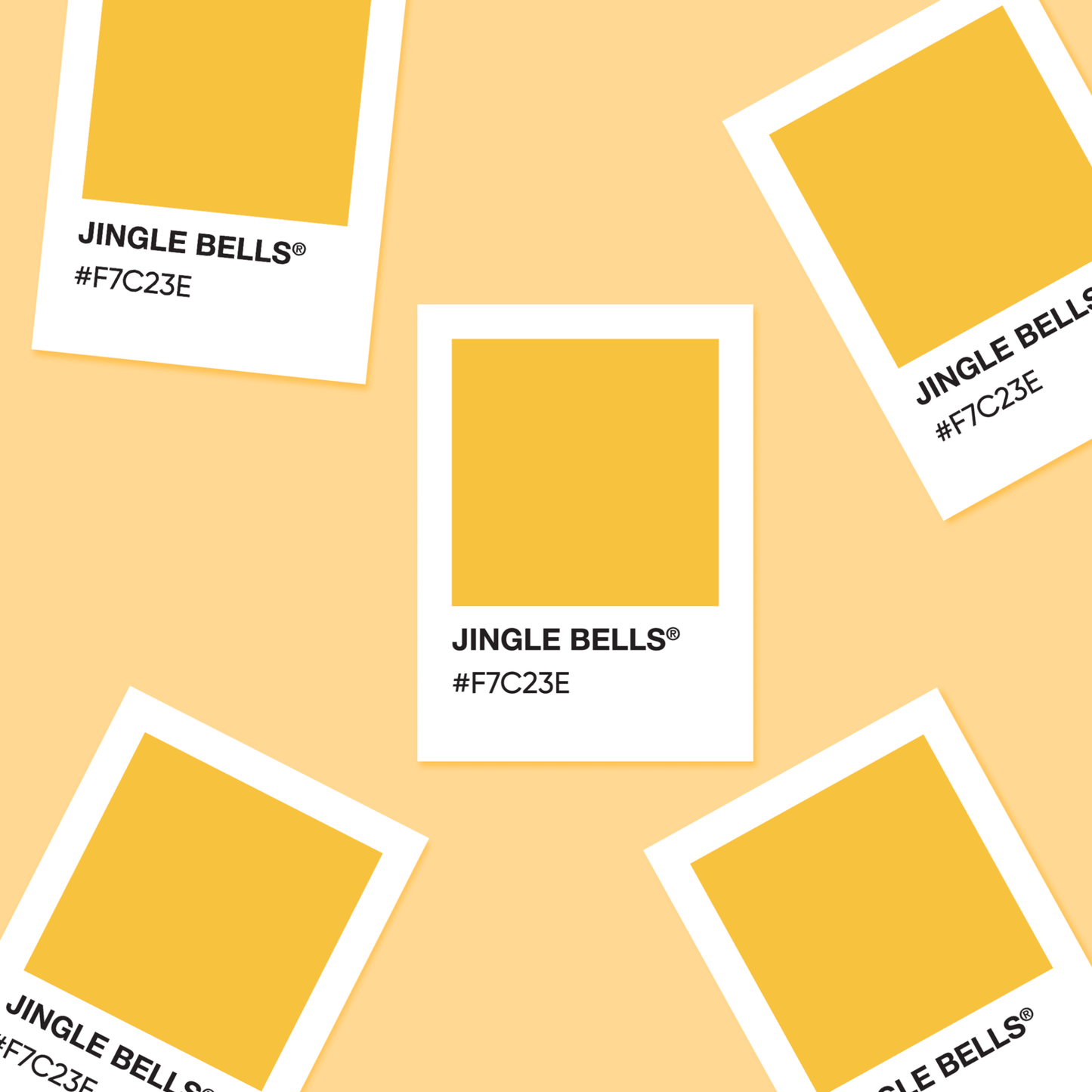 Jingle Bells - Color Palette Sticker - Footnotes Paper