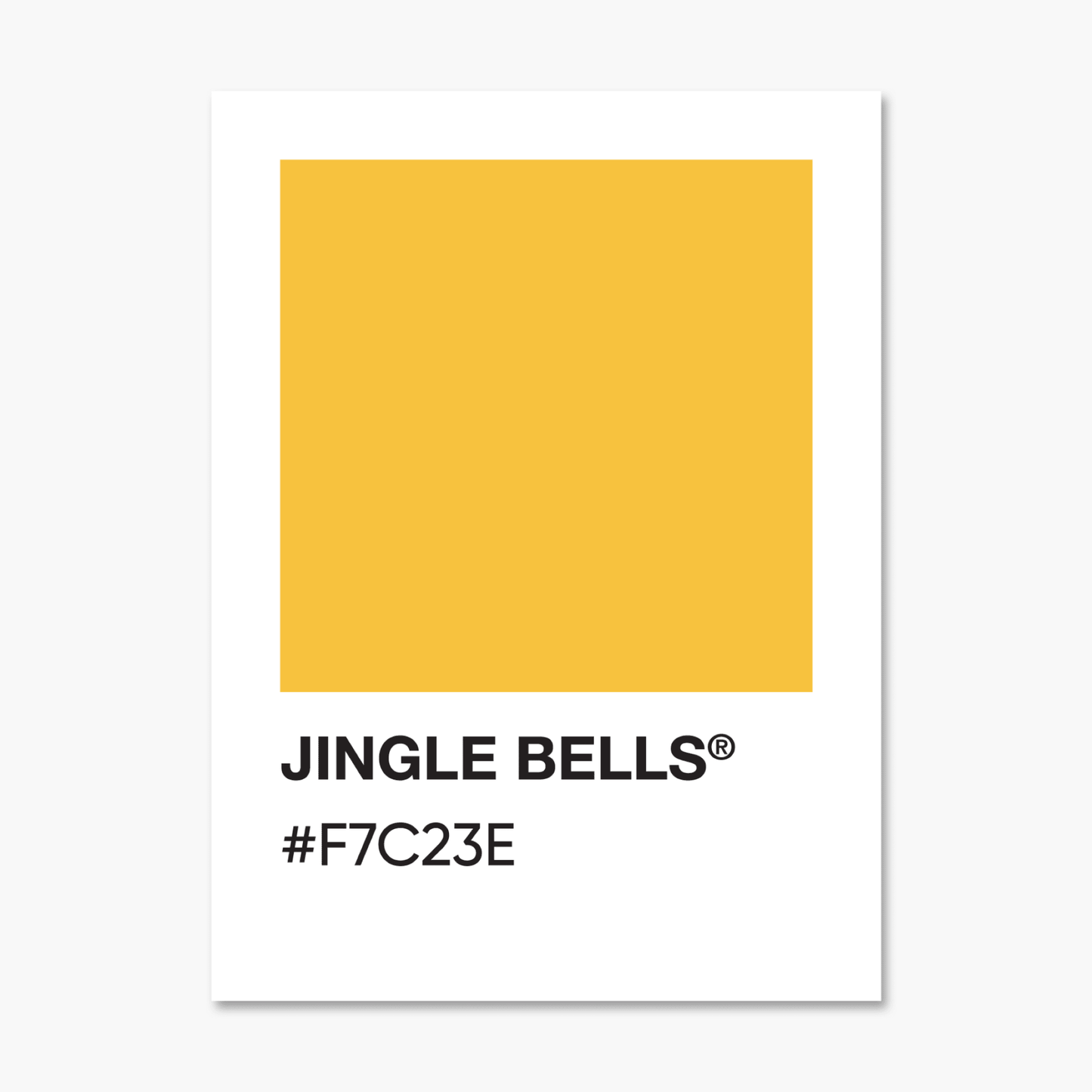 Jingle Bells - Color Palette Sticker - Footnotes Paper
