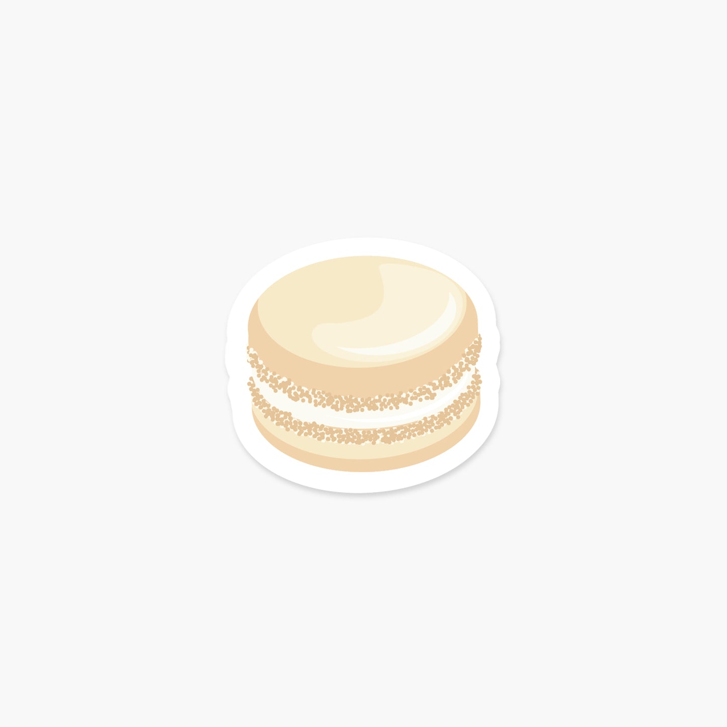 Macaroon Caramel - Food Sticker | Footnotes Paper