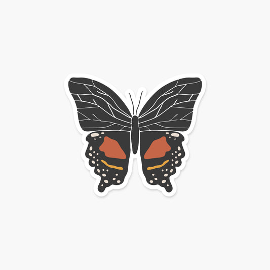 Boho Butterfly B - Butterfly Sticker | Footnotes Paper