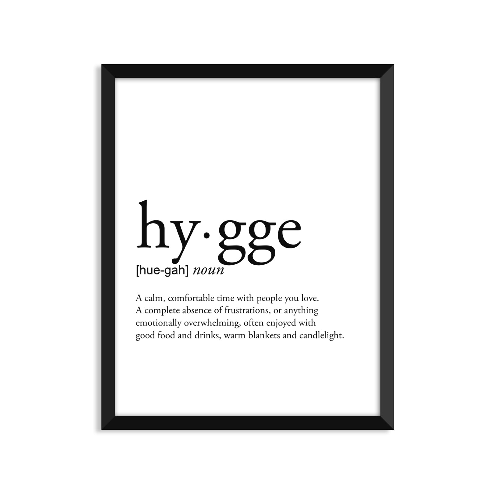 Hygge Definition Everyday Card