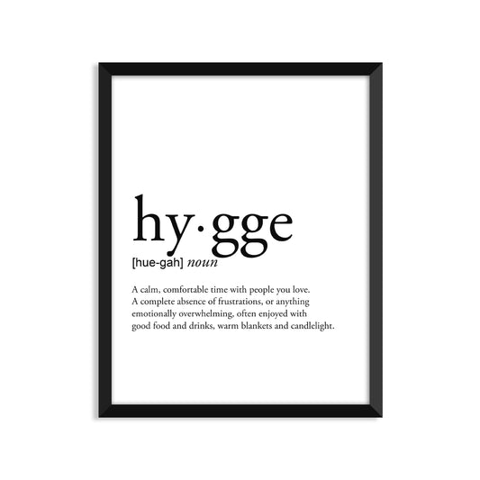 Hygge Definition Everyday Card