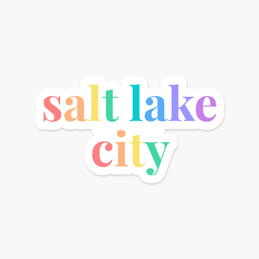 Salt Lake City, Utah - Everyday Sticker | Footnotes Paper