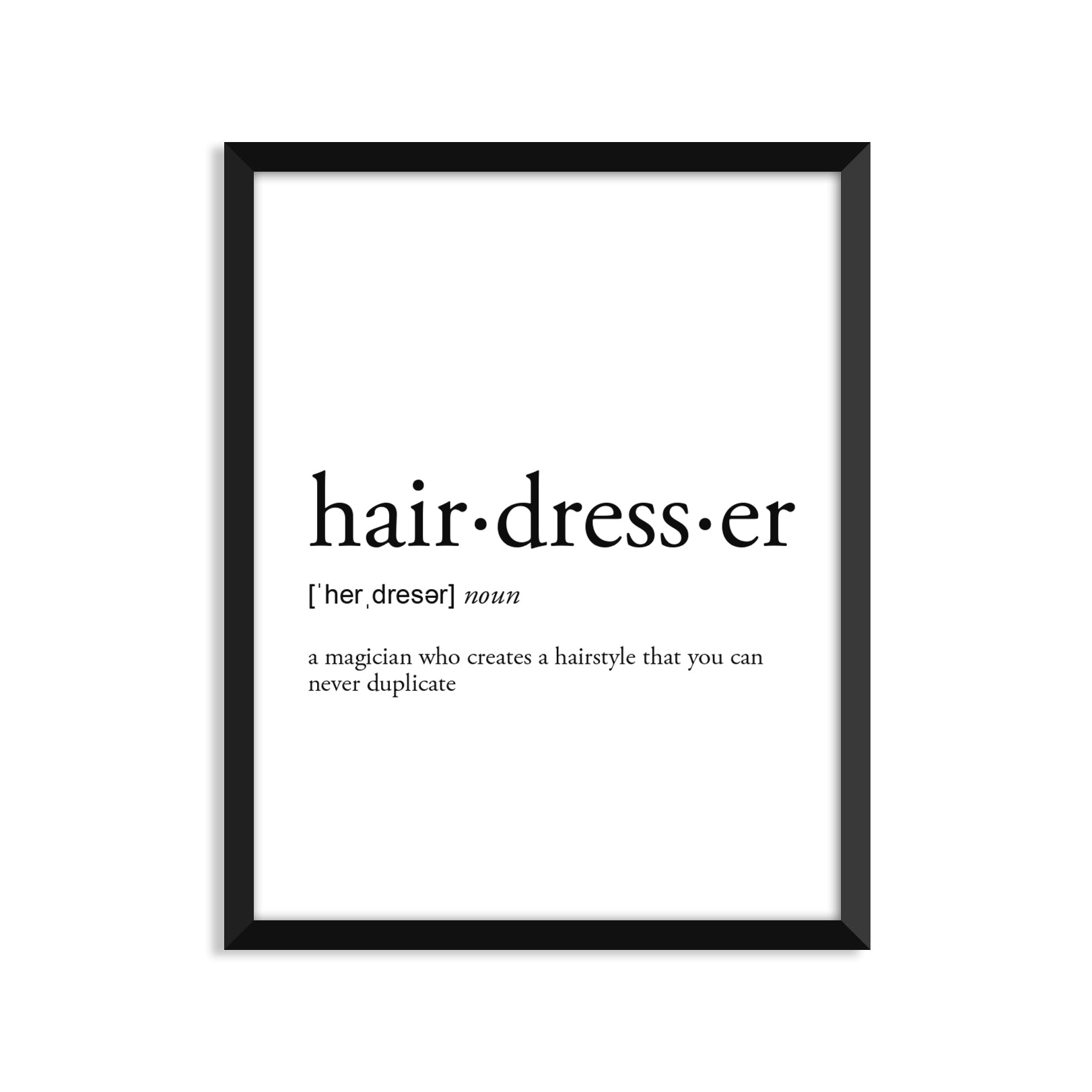 Hairdresser Definition Everyday Card