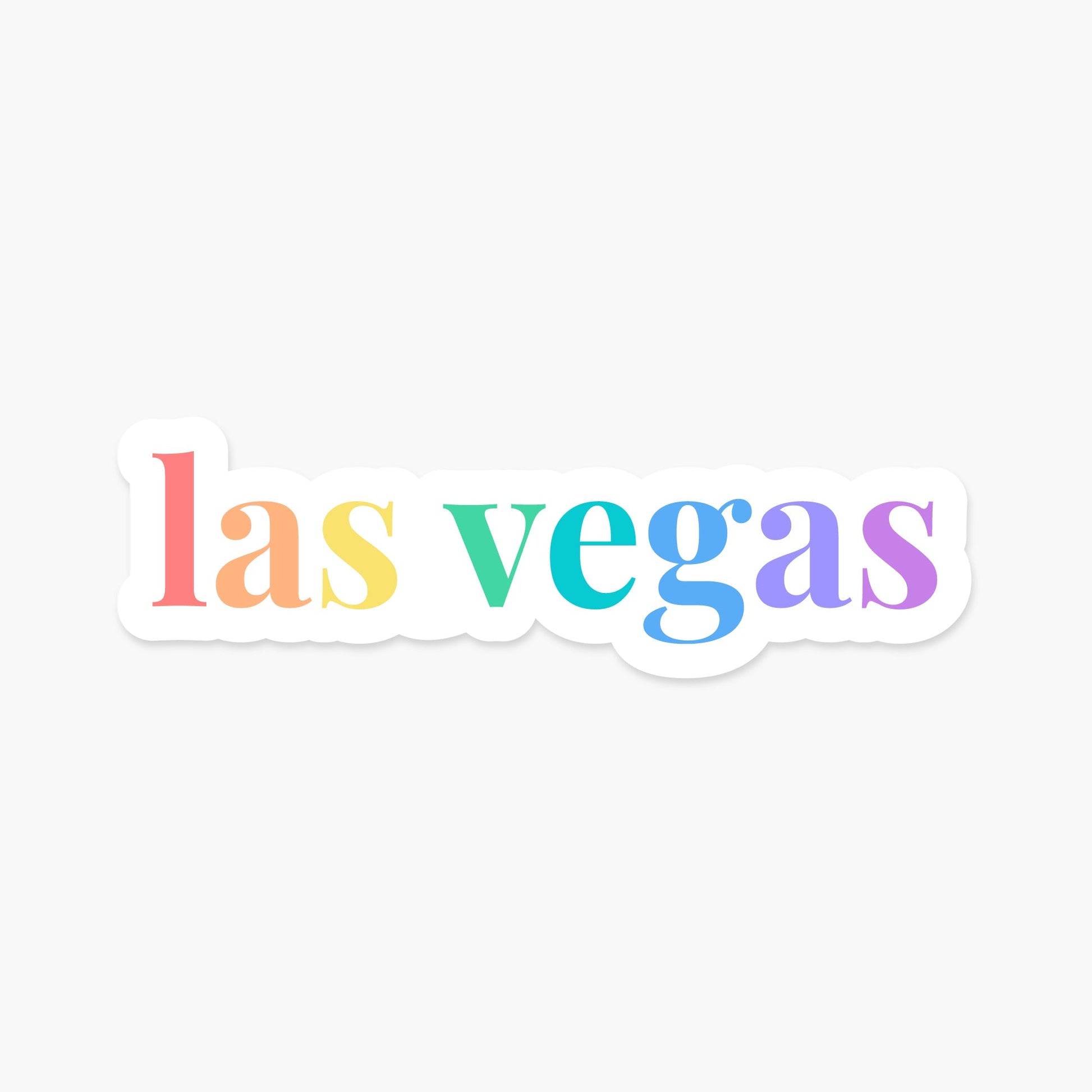 Las Vegas, Nevada Sticker - Footnotes Paper