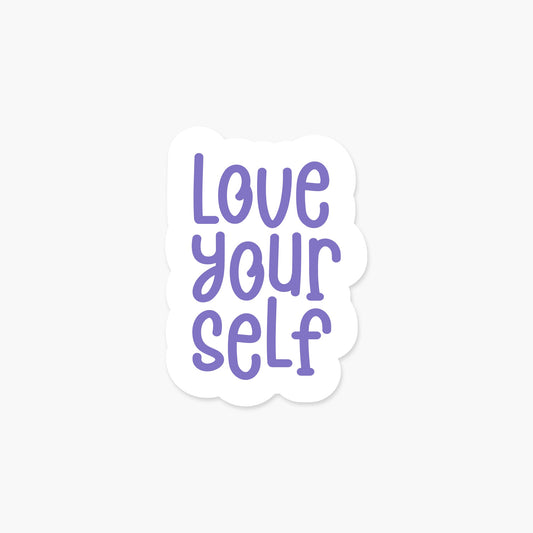 Love Yourself Sticker - Footnotes Paper