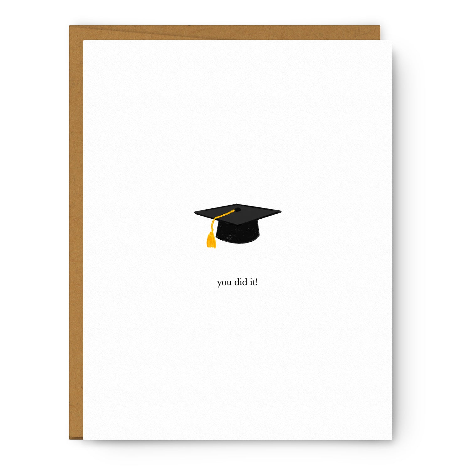 Graduation - Cap, greeting card This card is a great way to congratulate a graduate!