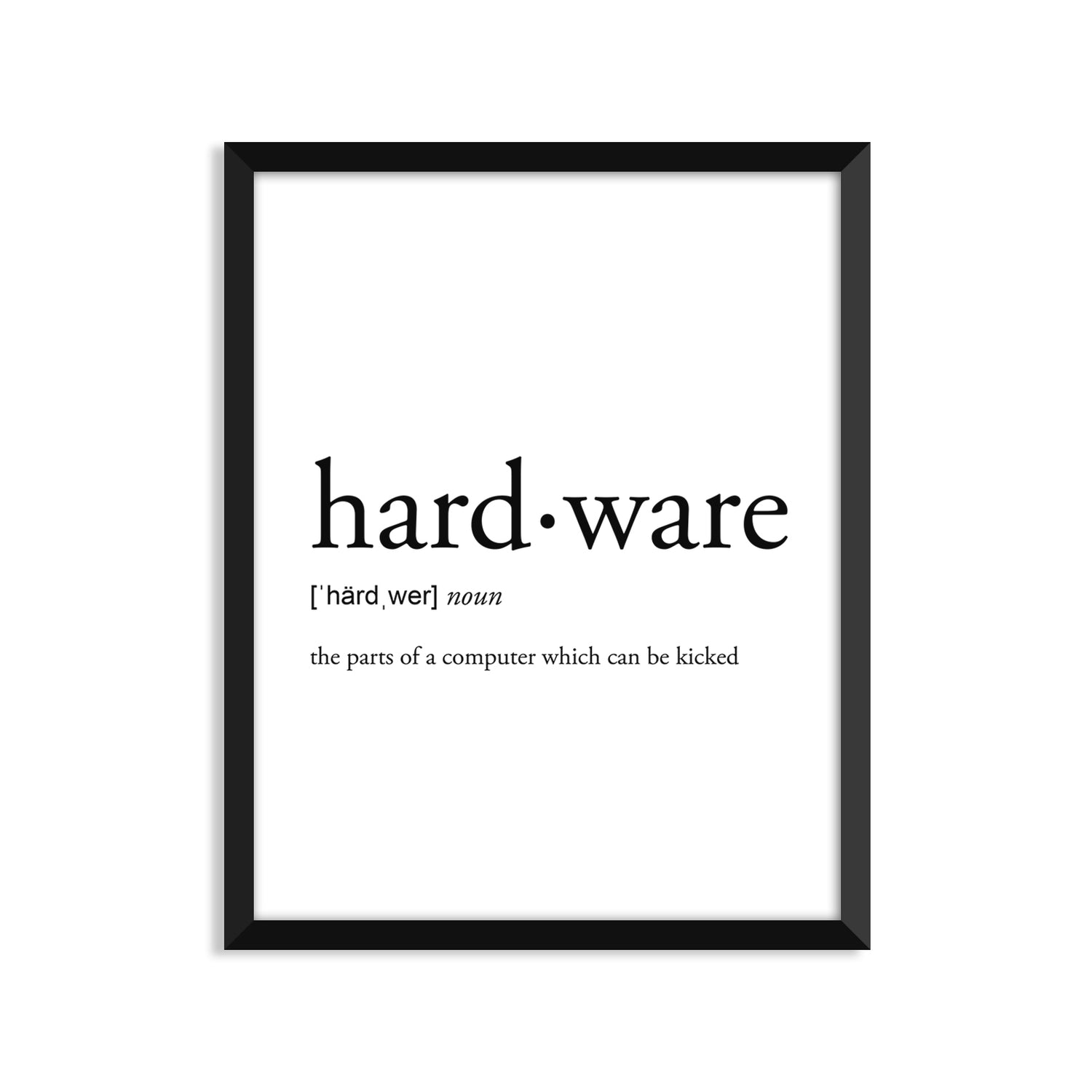Hardware Definition - Unframed Art Print Or Greeting Card