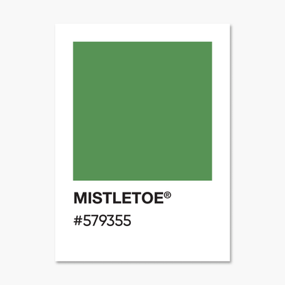 Mistletoe - Color Palette Sticker - Footnotes Paper