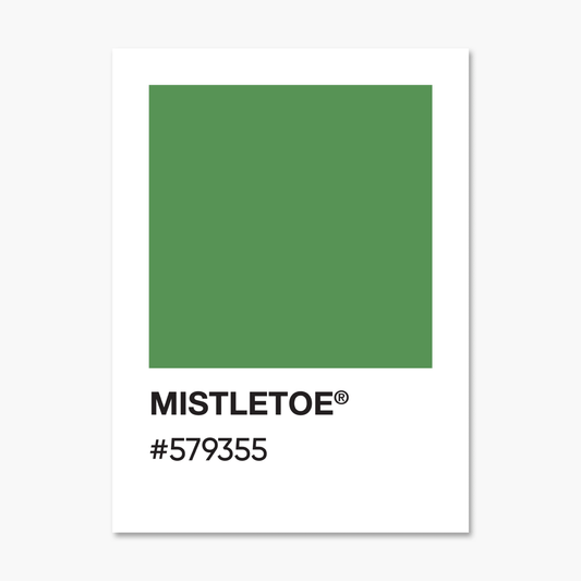 Mistletoe - Color Palette Sticker - Footnotes Paper