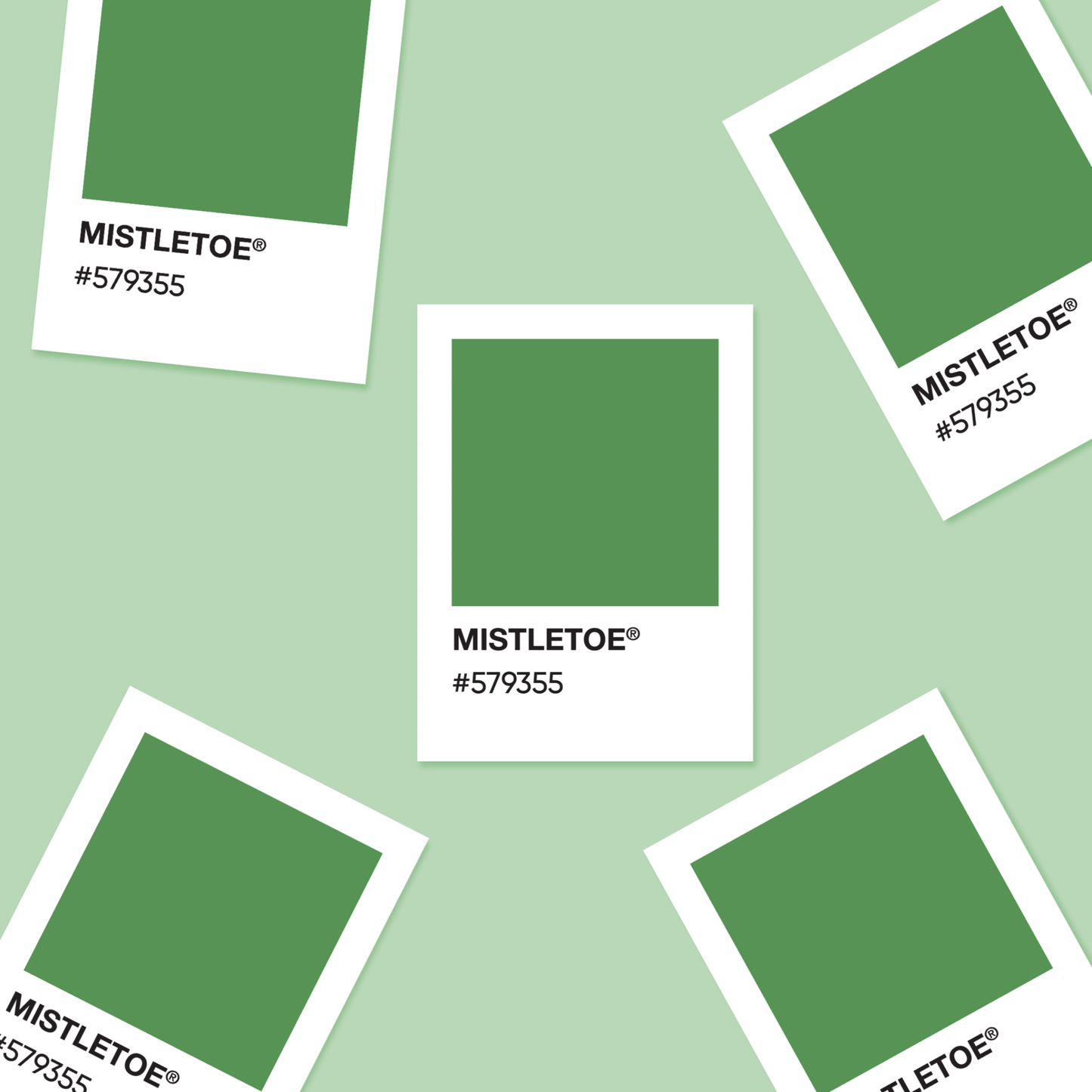 Mistletoe - Color Palette Sticker - Footnotes Paper