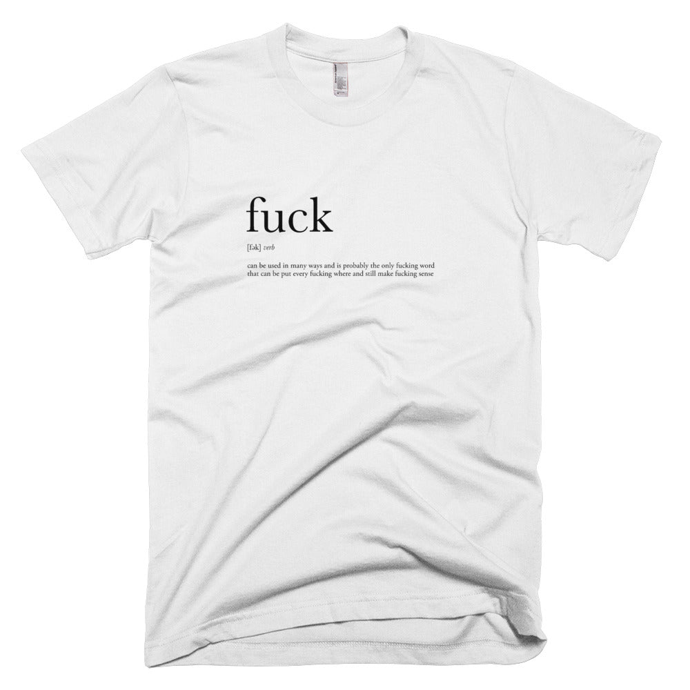 F*ck Definition - Short sleeve men's t-shirt
