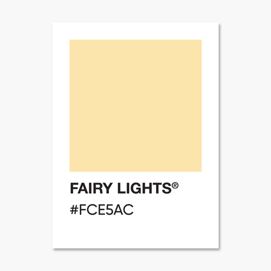 Fairy Lights Color Palette Sticker | Footnotes Paper