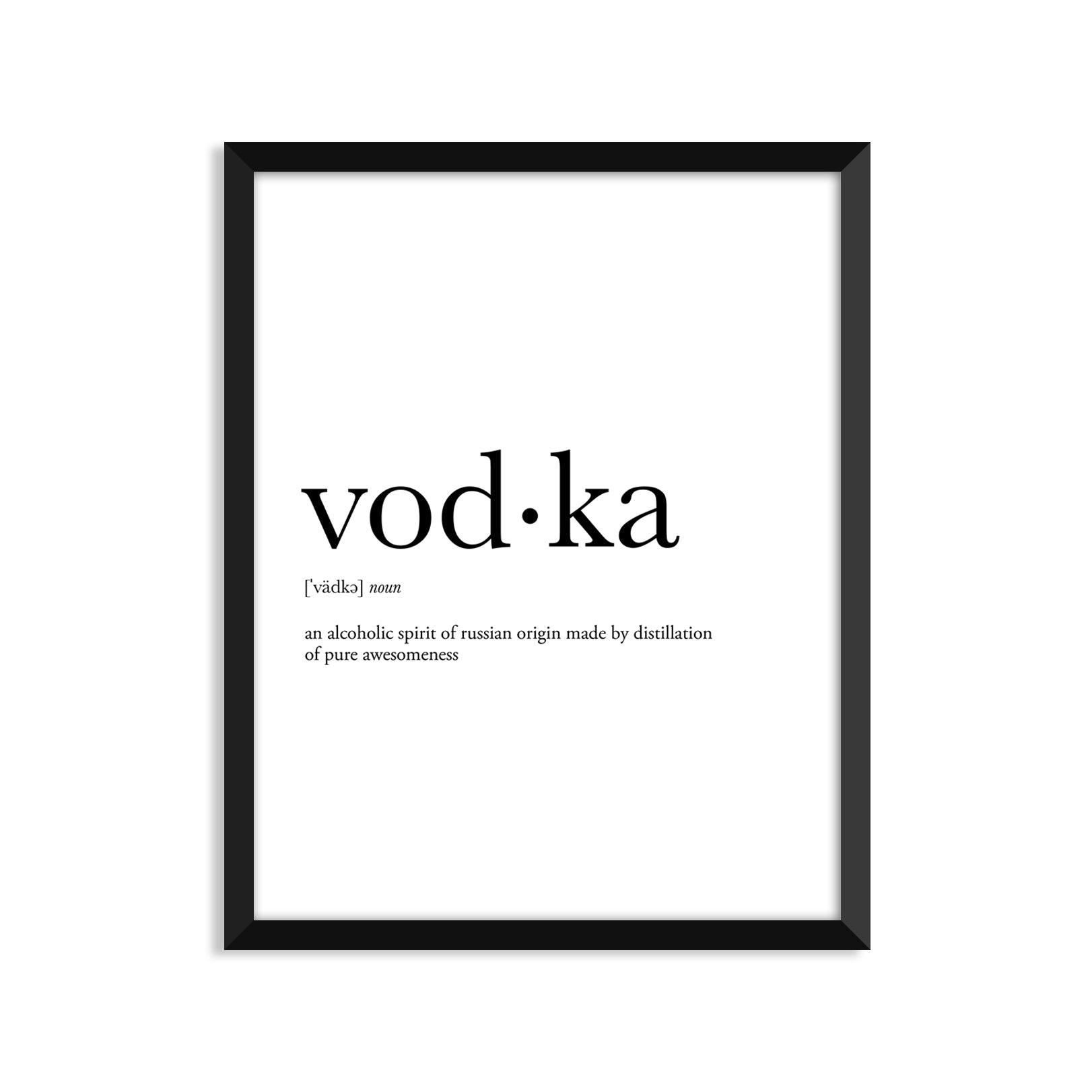 Vodka Definition Everyday Card