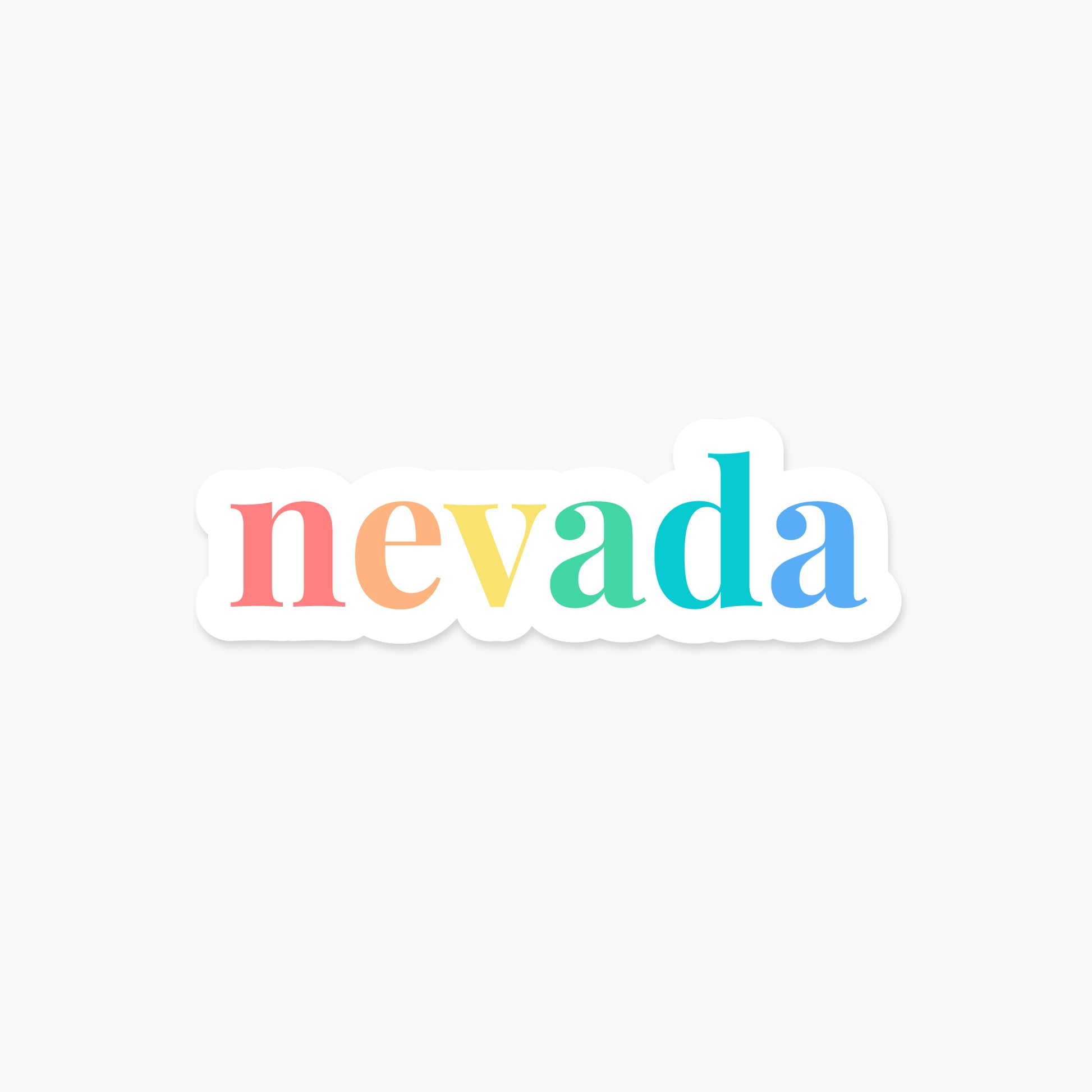 Nevada US State - Everyday Sticker | Footnotes Paper