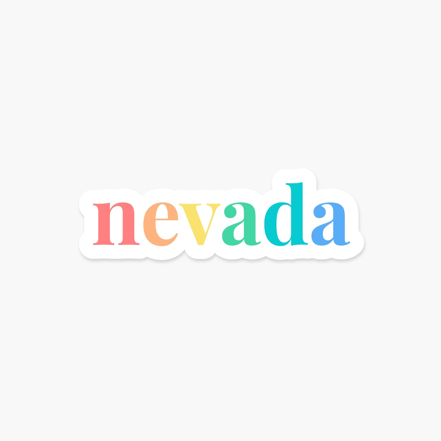 Nevada US State - Everyday Sticker | Footnotes Paper