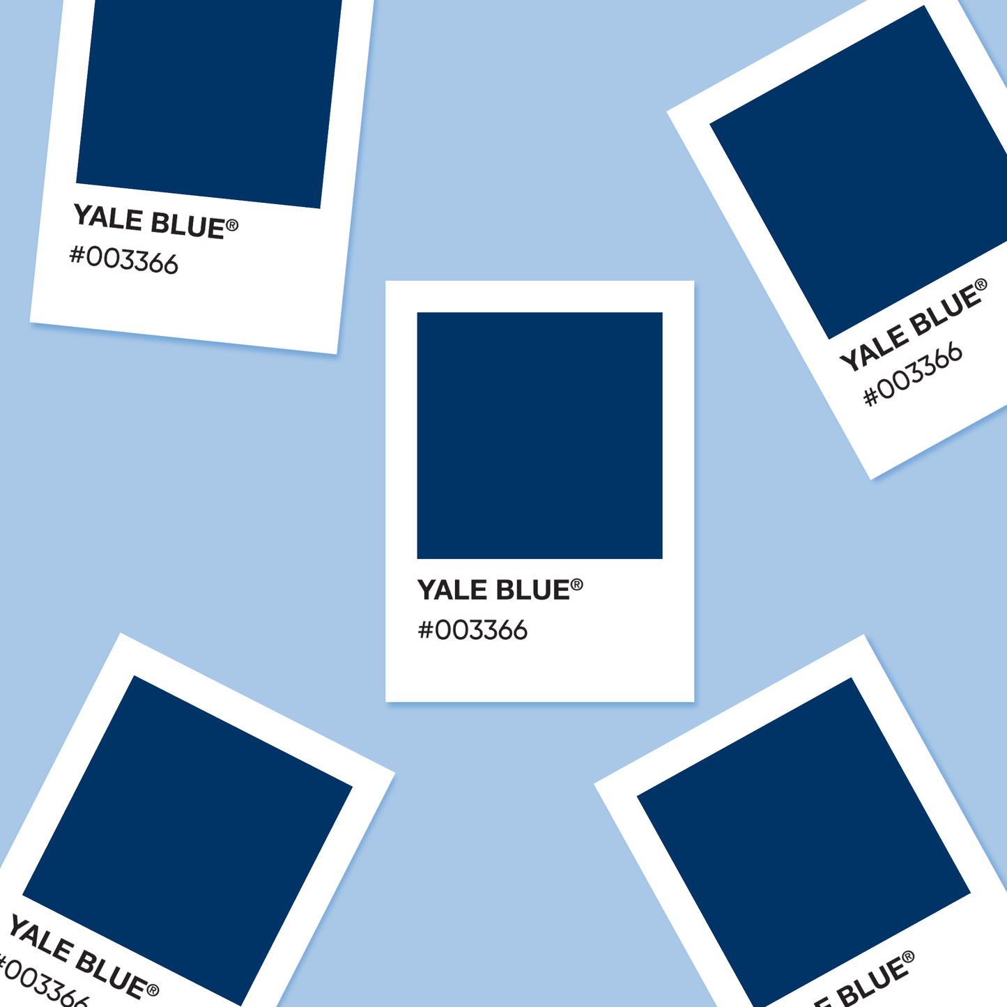 Yale Blue, Gilmore Girls  - Color Palette Sticker
