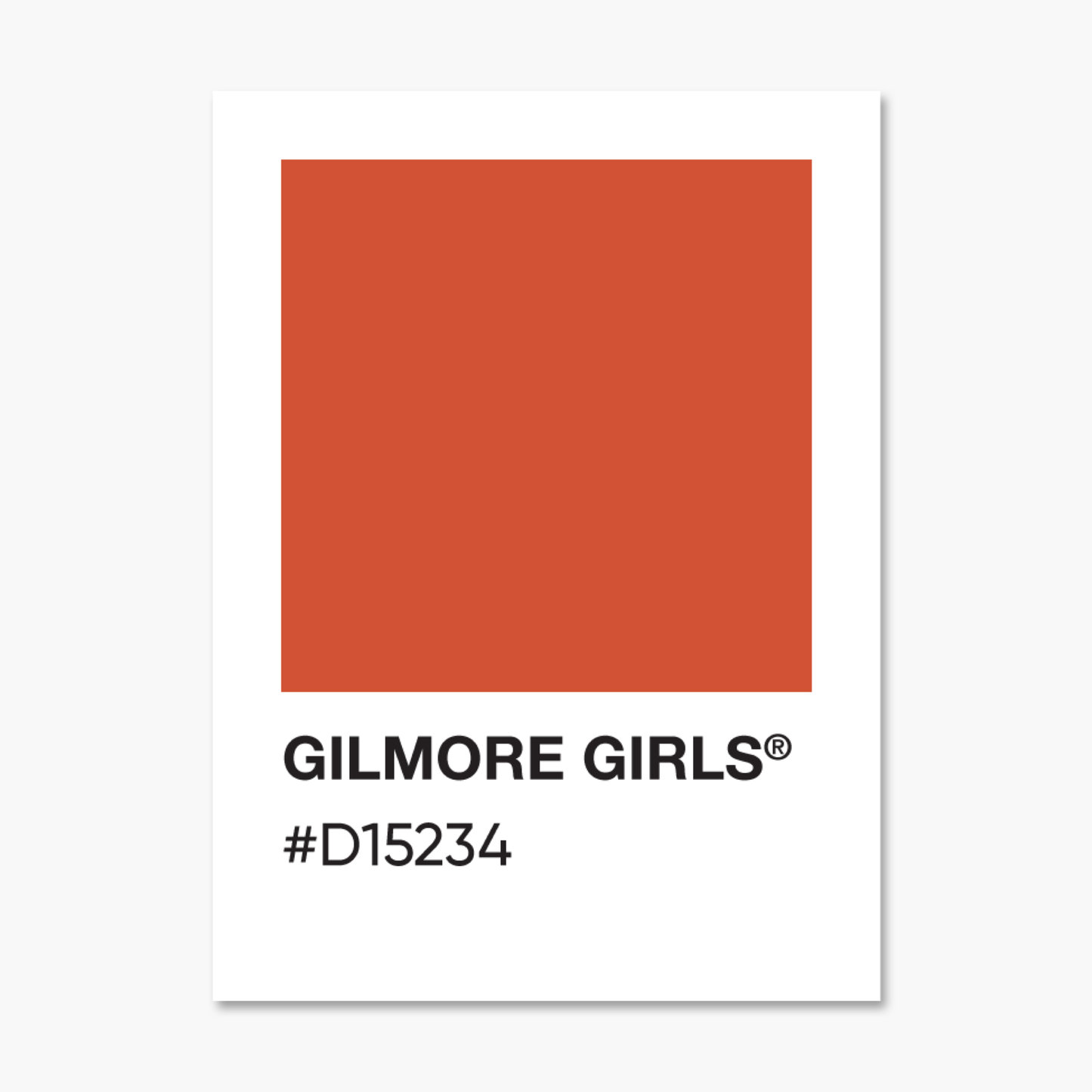 Gilmore Girls Color Palette Sticker | Footnotes Paper