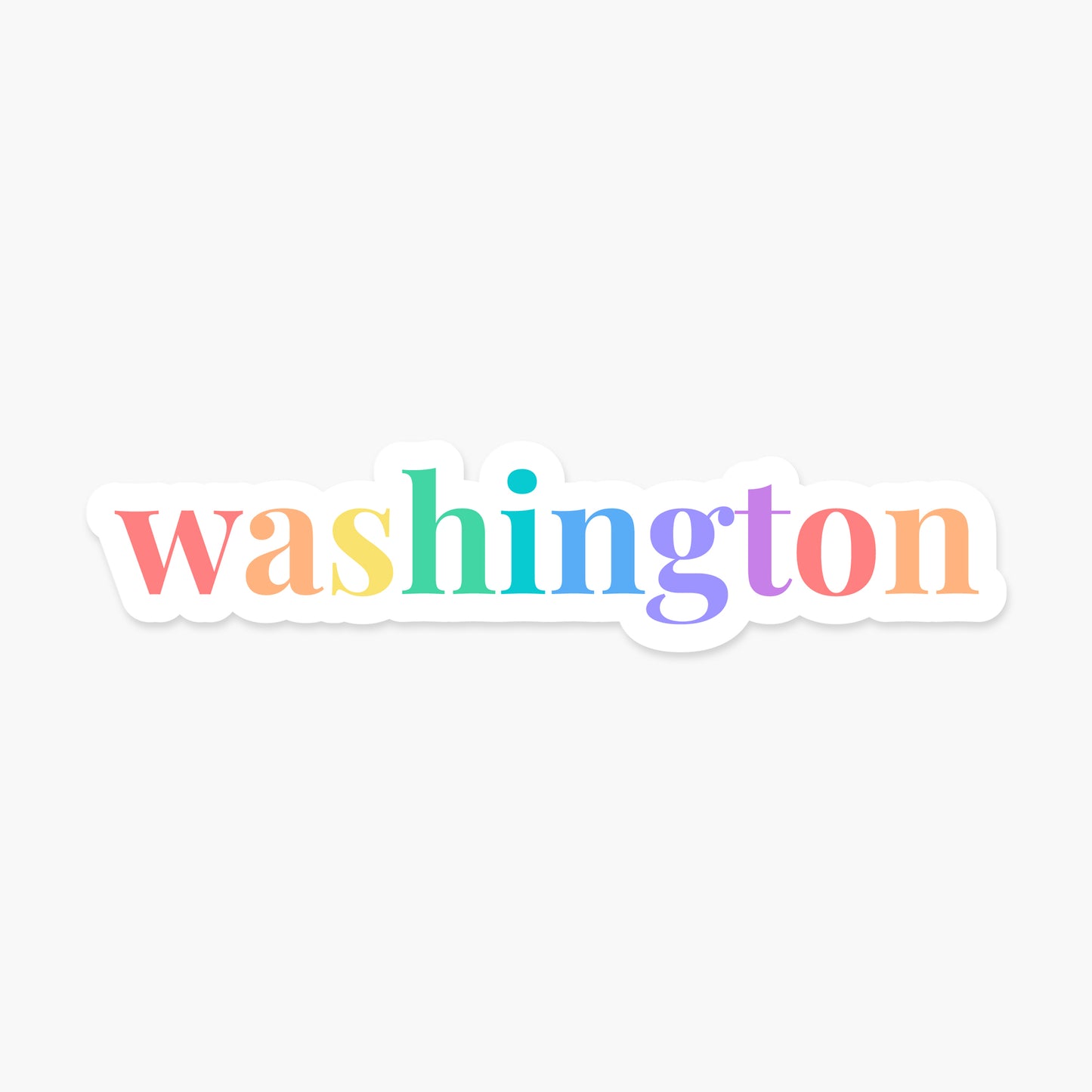 Washington, D.C. - Everyday Sticker | Footnotes Paper