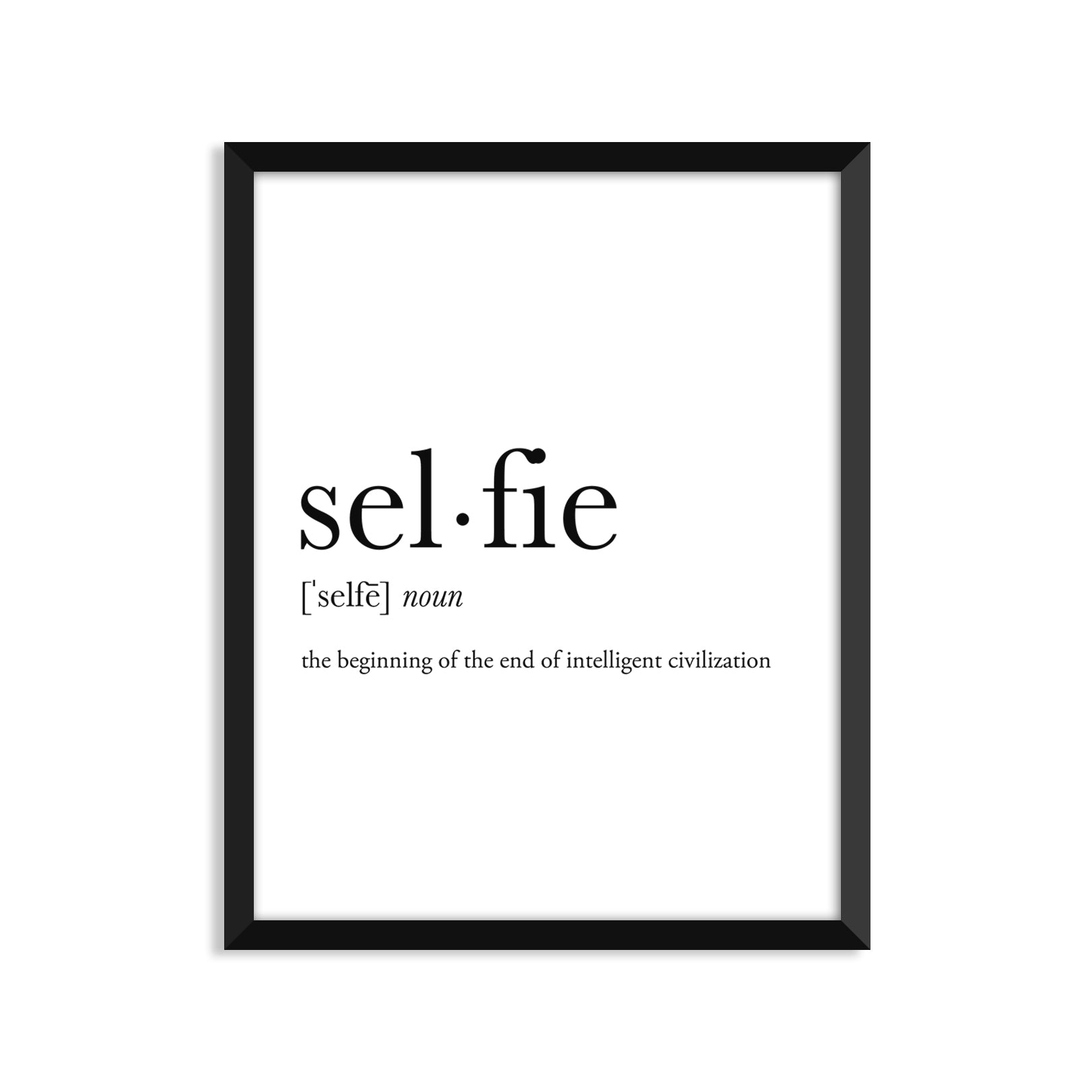 Selfie Definition Everyday Card