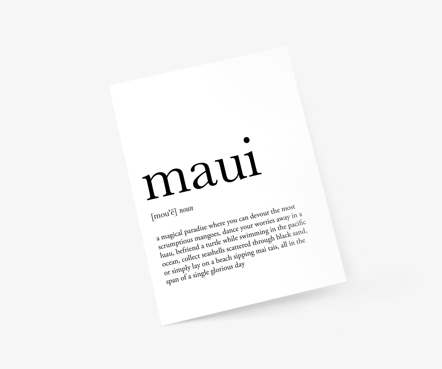 Maui Definition - Hawaii