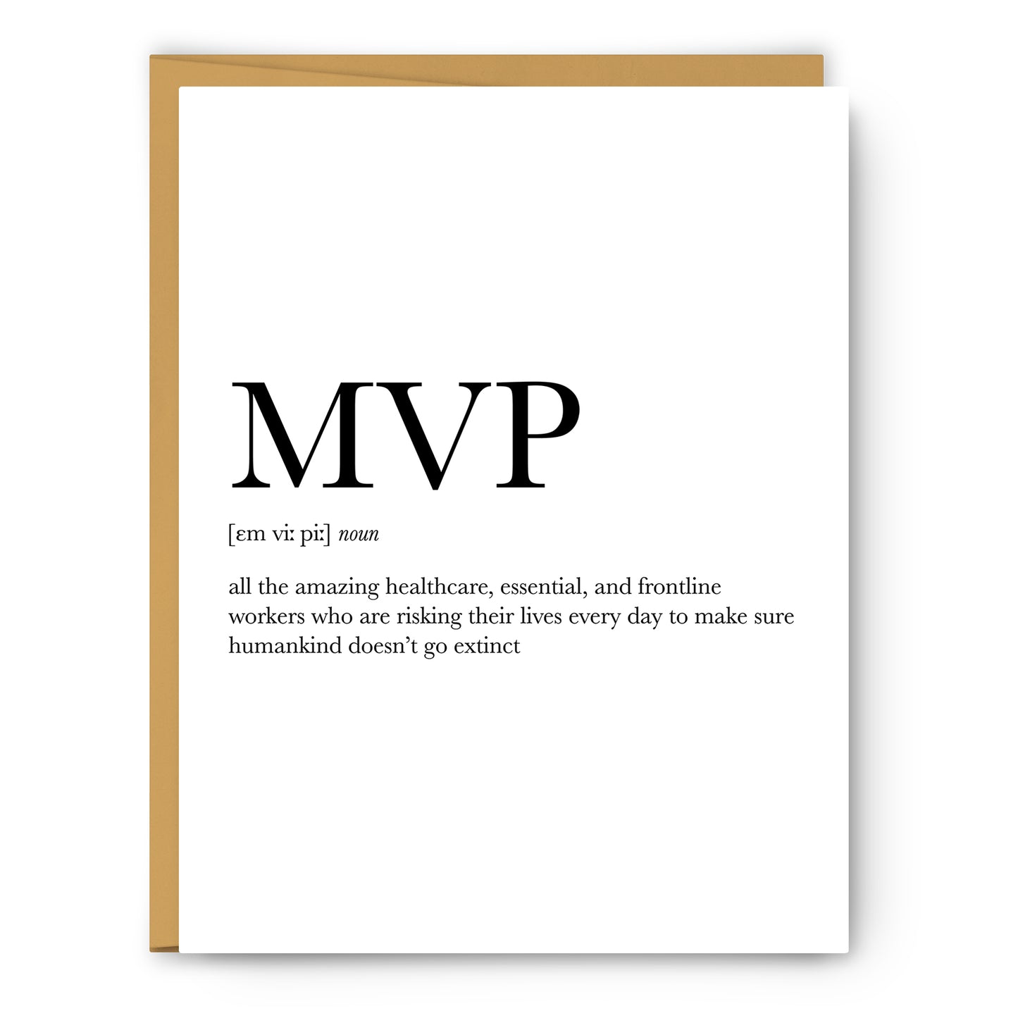 Mvp Definition - Unframed Art Print Or Greeting Card