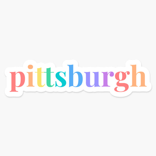 Pittsburgh, Pennsylvania - Everyday Sticker | Footnotes Paper