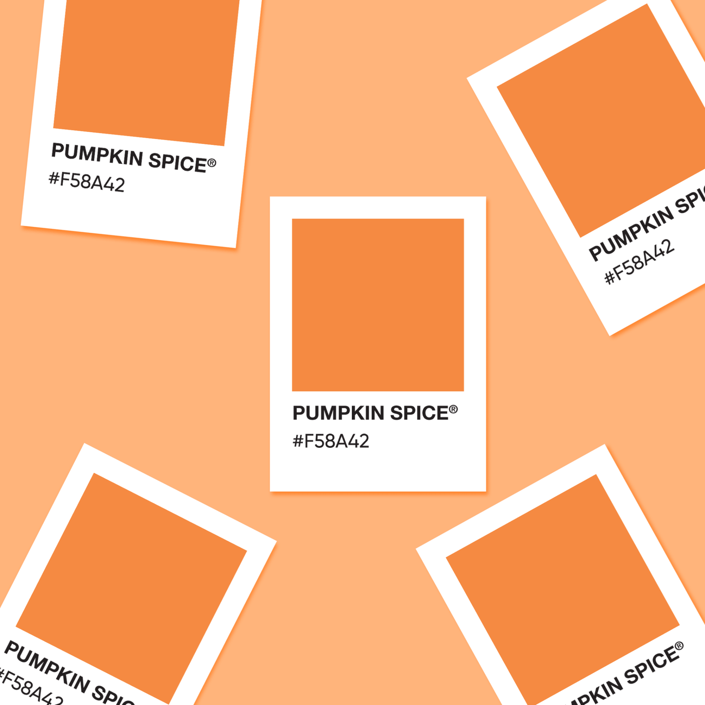 Pumpkin Spice - Color Palette Sticker - Footnotes Paper