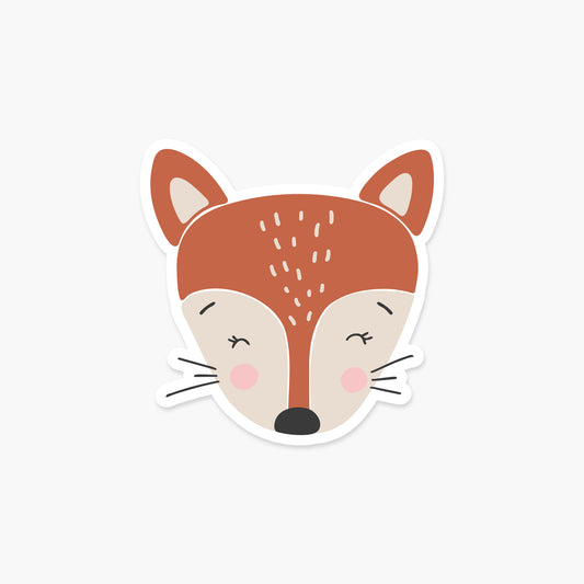 Fox Head - Animal Sticker | Footnotes Paper