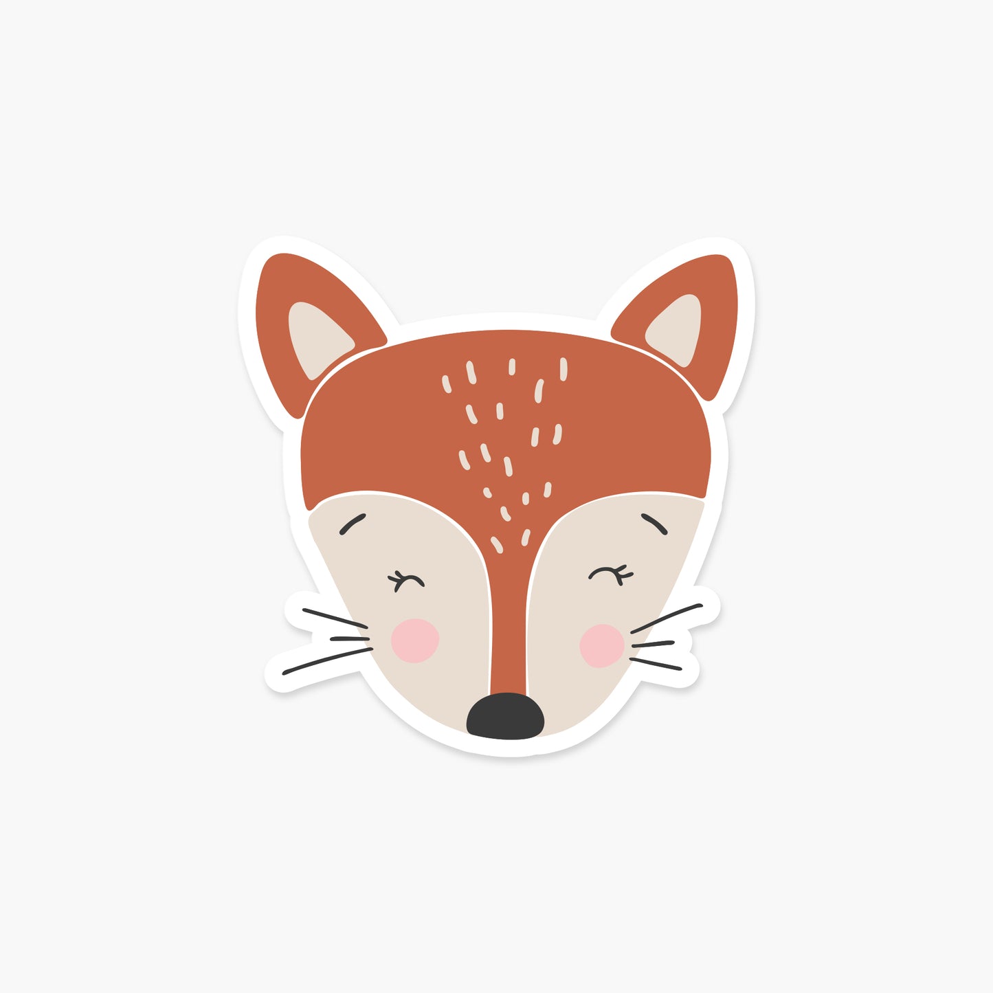 Fox Head - Animal Sticker | Footnotes Paper