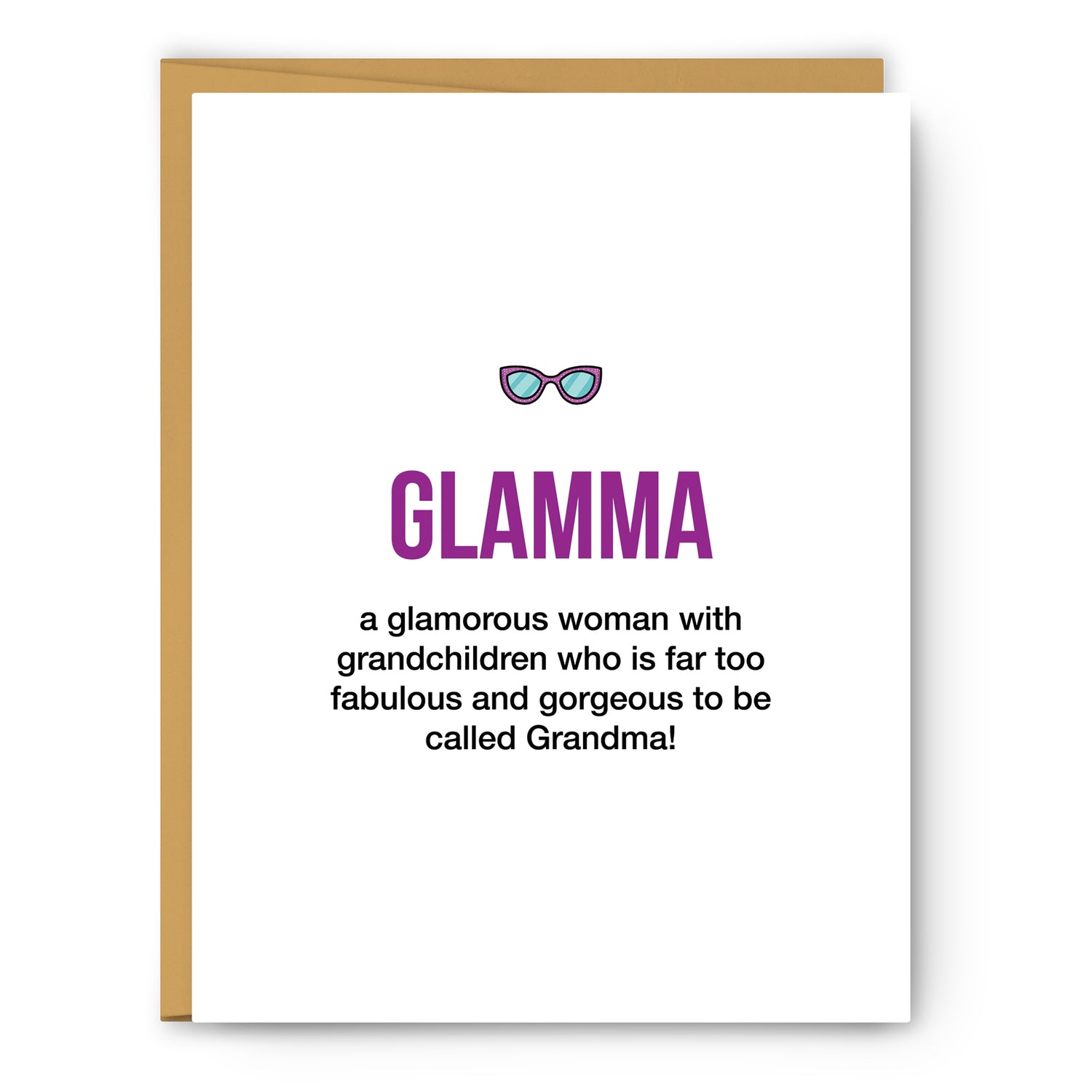 Glamma Definition Illustration - Unframed Art Print Poster Or Greeting Card