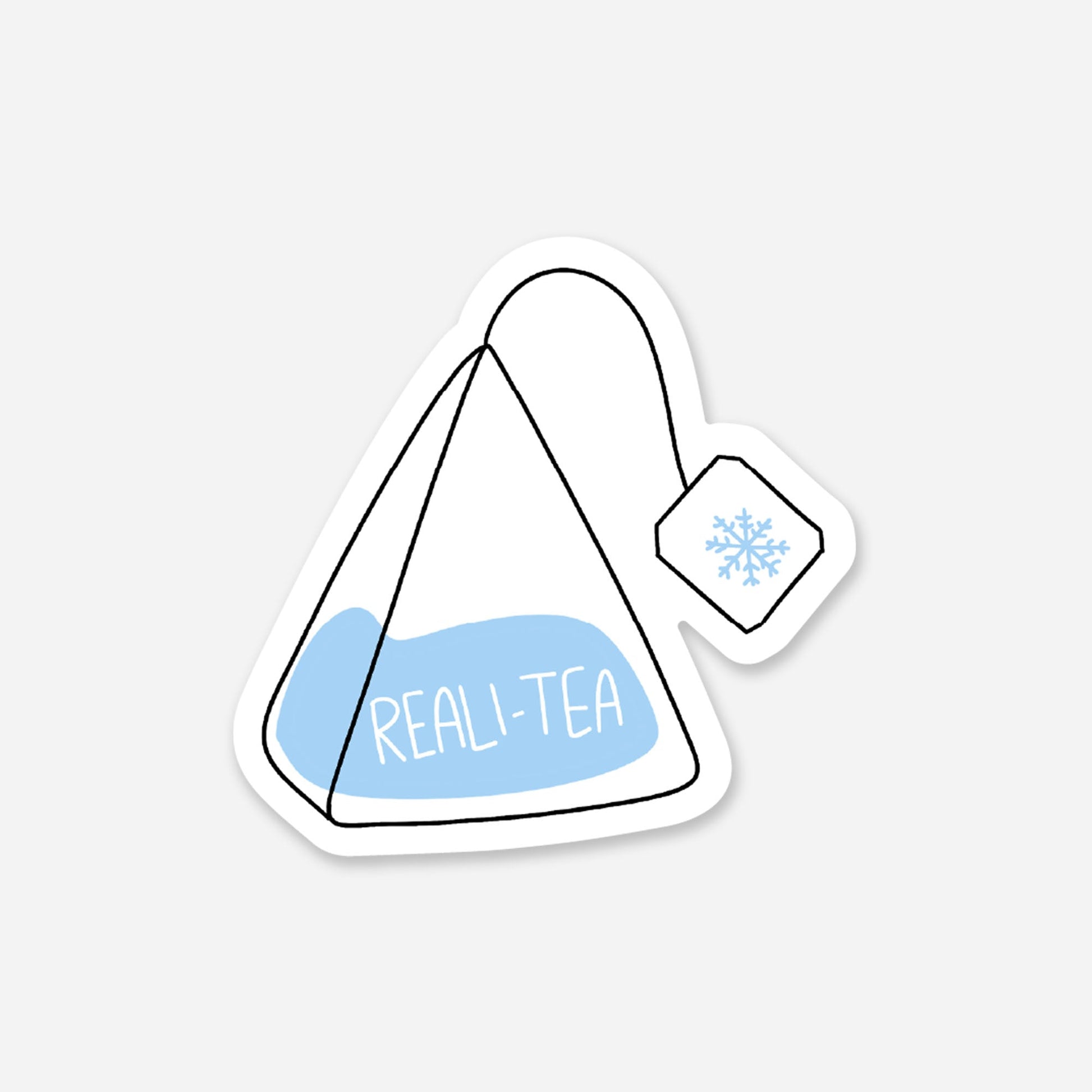 Reali - tea Teabag Everyday Sticker - Footnotes Paper