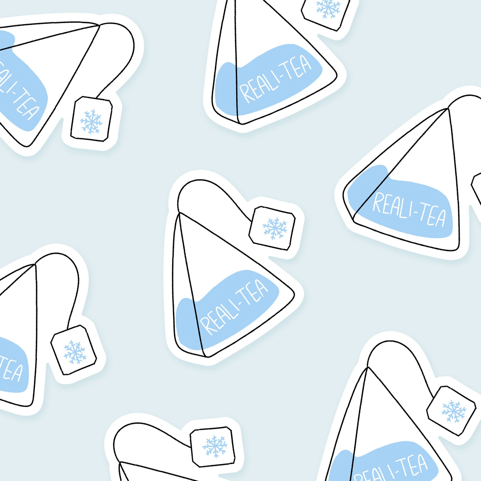 Reali - tea Teabag Everyday Sticker - Footnotes Paper