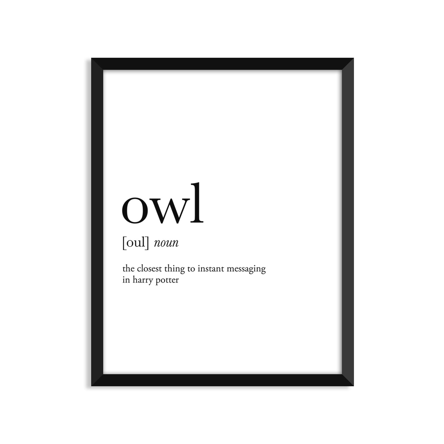 Owl Definition Everyday Card