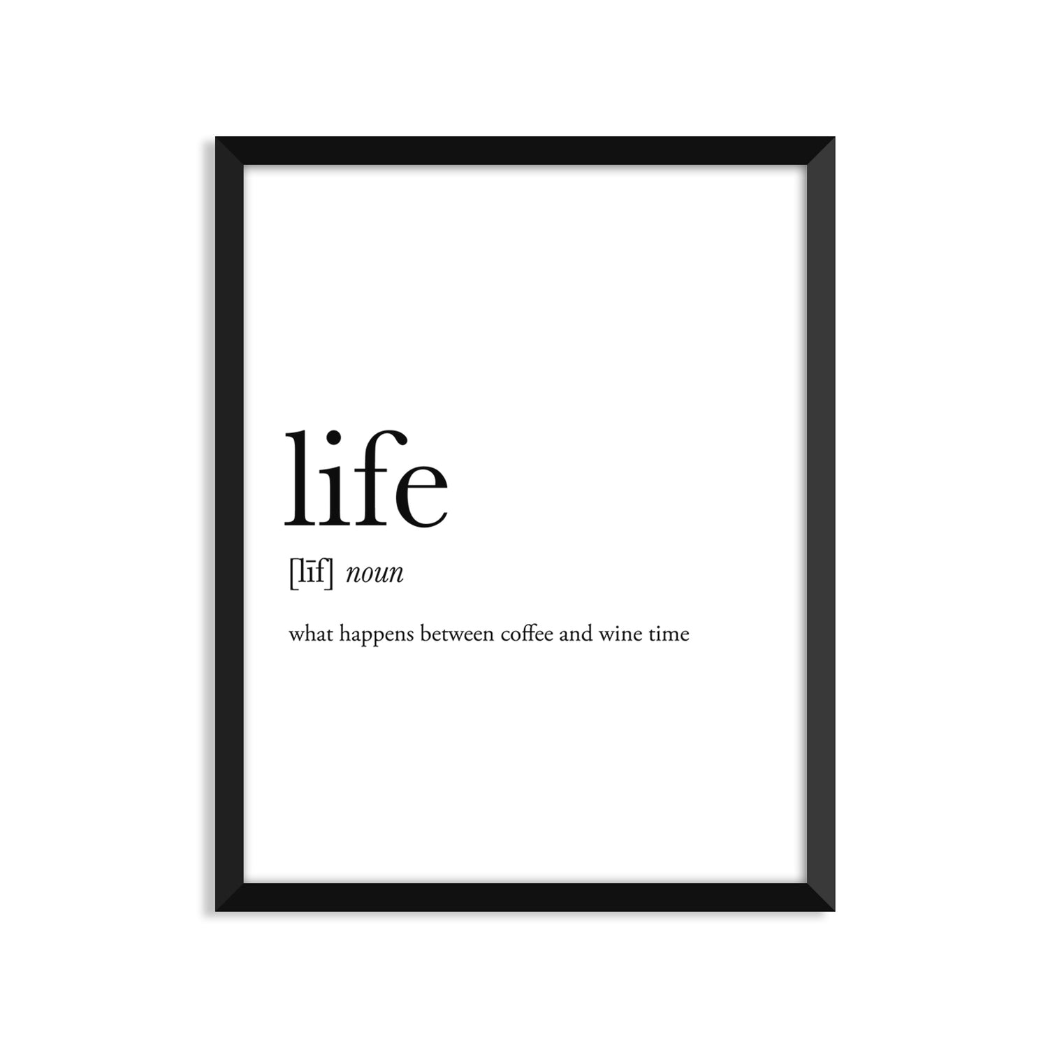 Life Definition Everyday Card